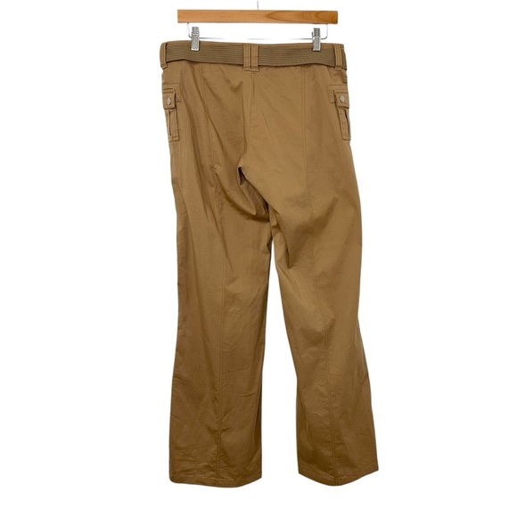 I.AM.GIA Womens Jordan Wide Leg Belted Pants Size Medium Tan Cotton Blend NWT - Picture 4 of 10